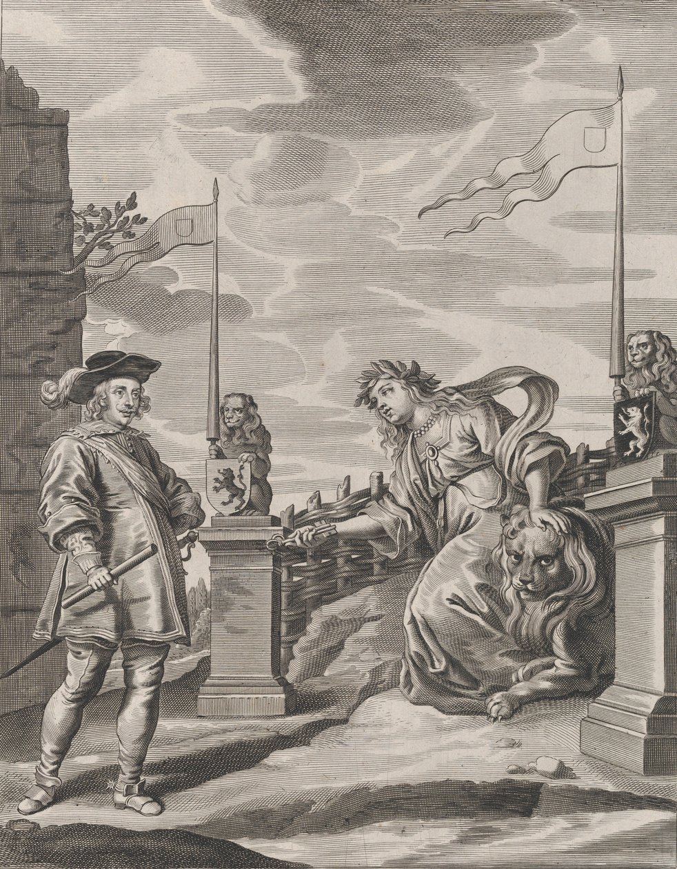 Ferdinand Receiving the Keys to the City of Ghent by Pieter de Jode II