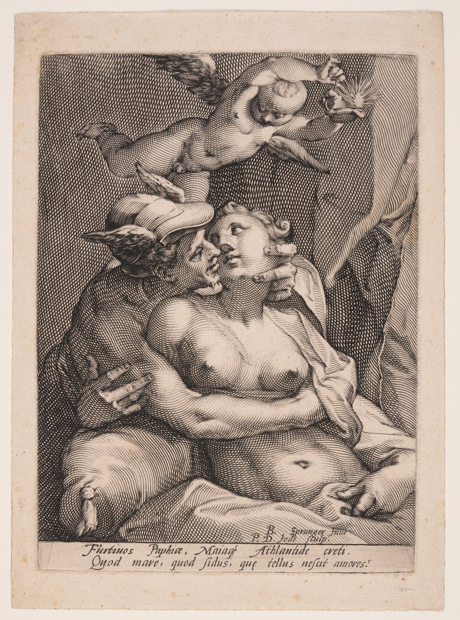 Mercury, Venus, and Cupid by Pieter de Jode I