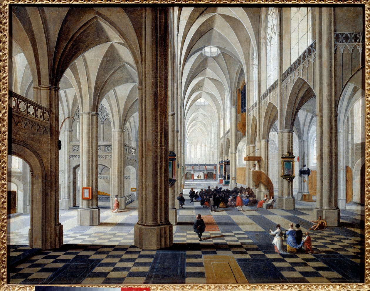 Interior of Antwerp Cathedral by Pieter the Elder Neefs