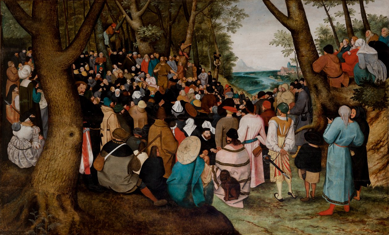 Sermon of Saint John the Baptist by Pieter the Younger Brueghel