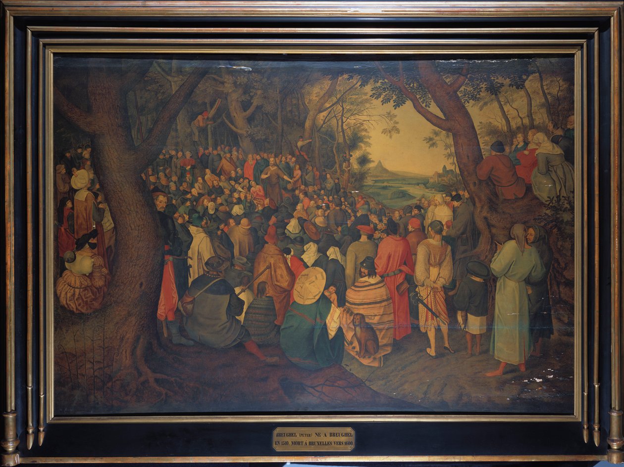 The Preaching of St. John the Baptist by Pieter Brueghel the Younger