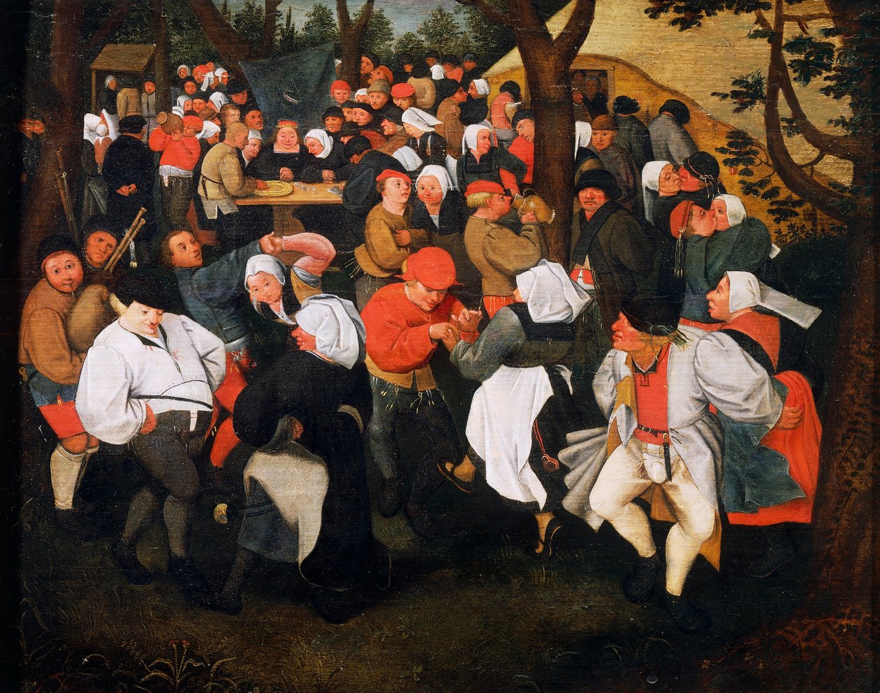 Village Dance by Pieter the Younger Brueghel