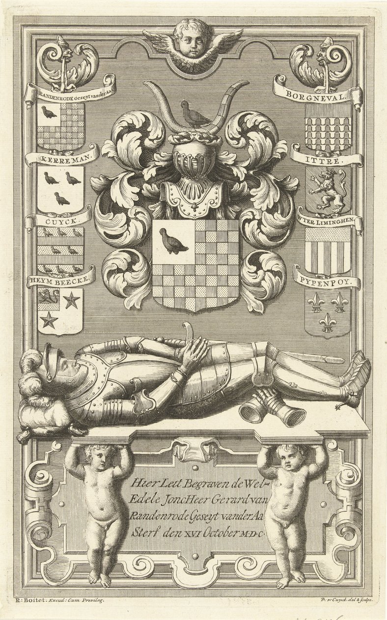 Tomb of Gerard van Randenrode van der Aa by Pieter van Cuyck (I)