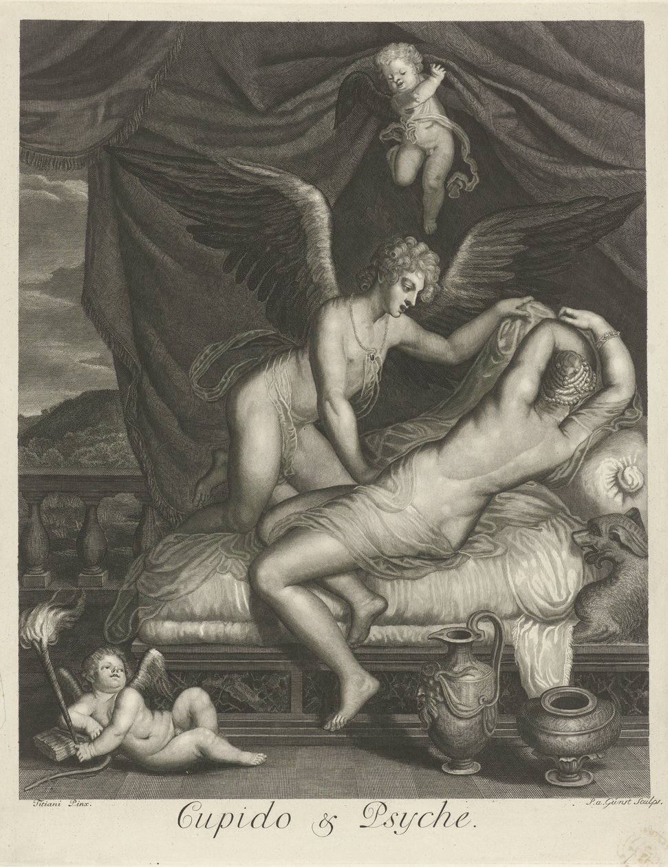 Cupid and Psyche (series title: Mythological Love Stories) by Pieter van Gunst