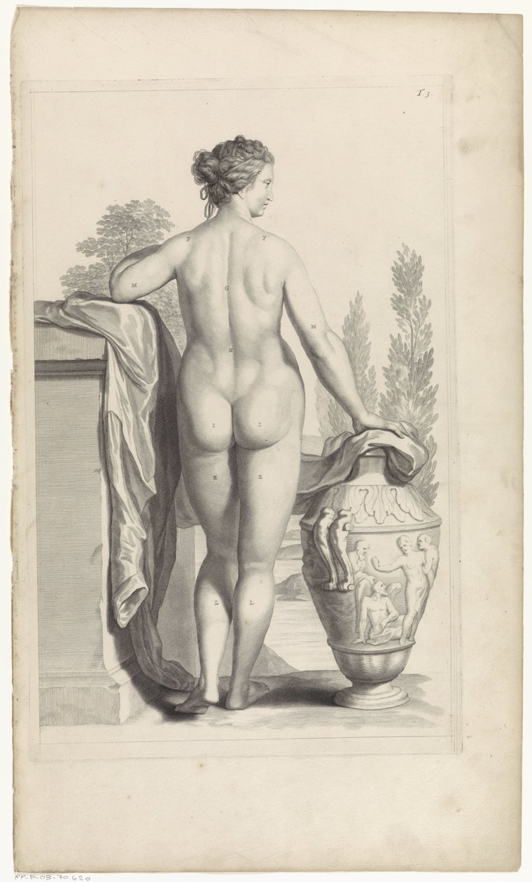 Study of the Female Nude by Pieter van Gunst