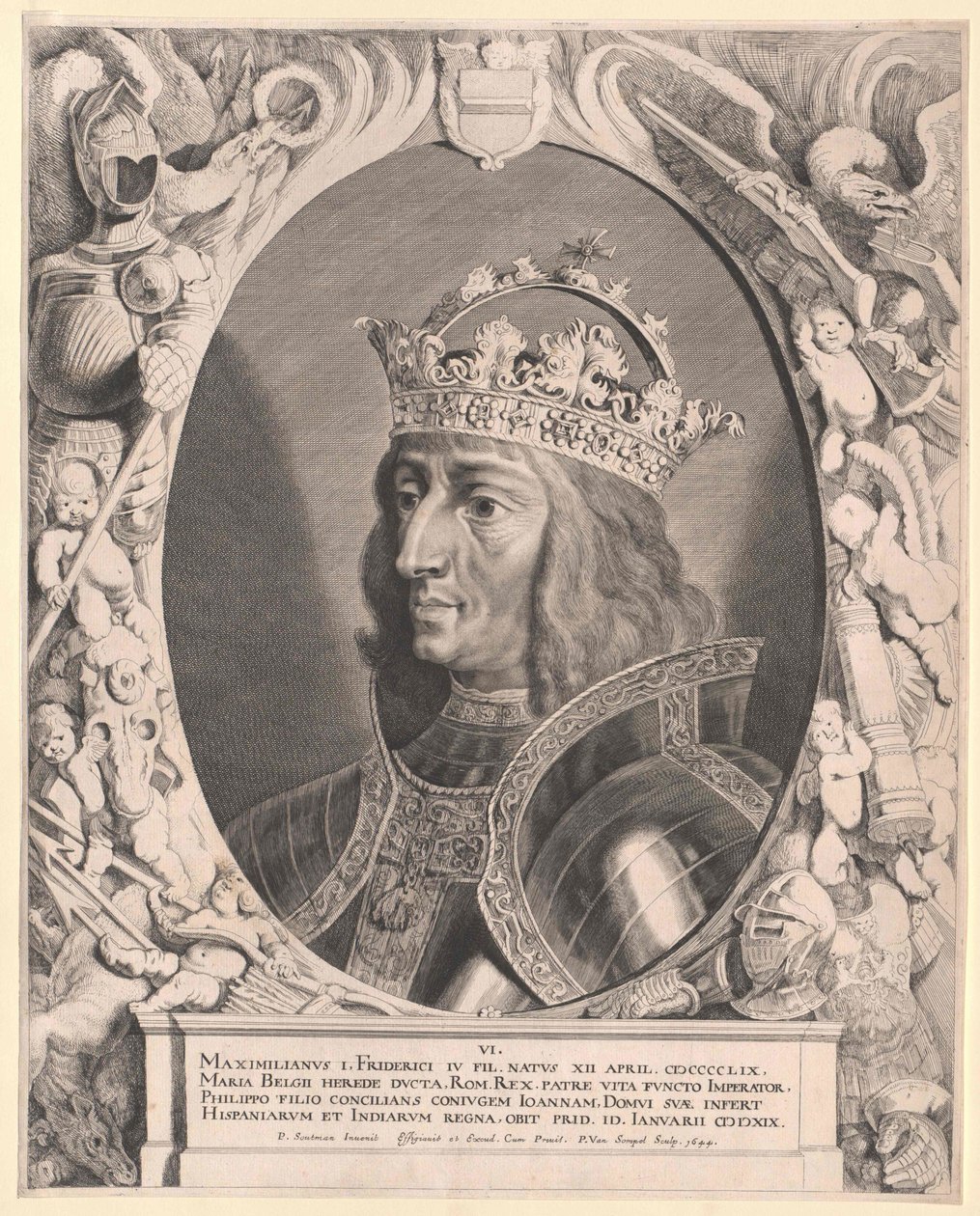 Holy Roman Emperor Maximilian I by Pieter van Sompel