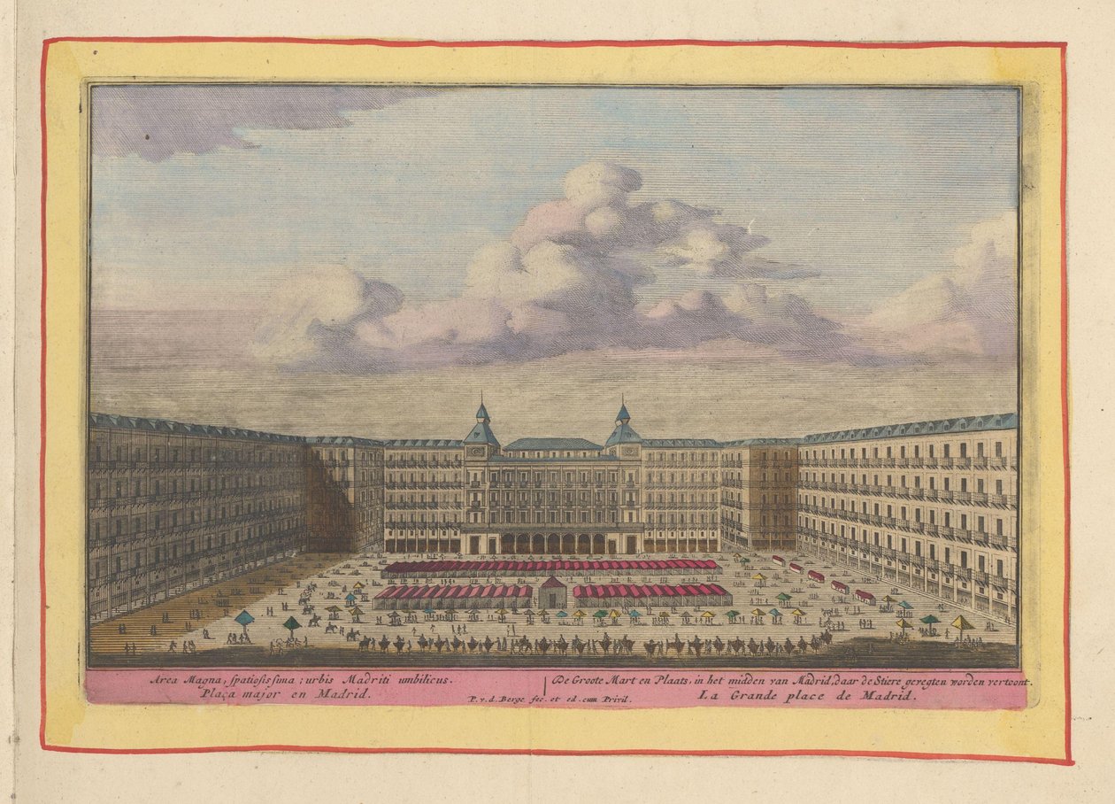Plaza Mayor in Madrid by Pieter van den Berge