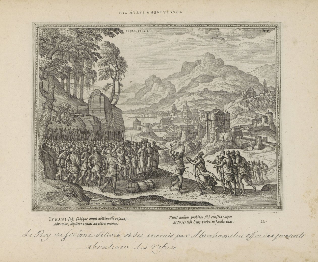 Abraham and the King of Sodom by Pieter van der Borcht (I)