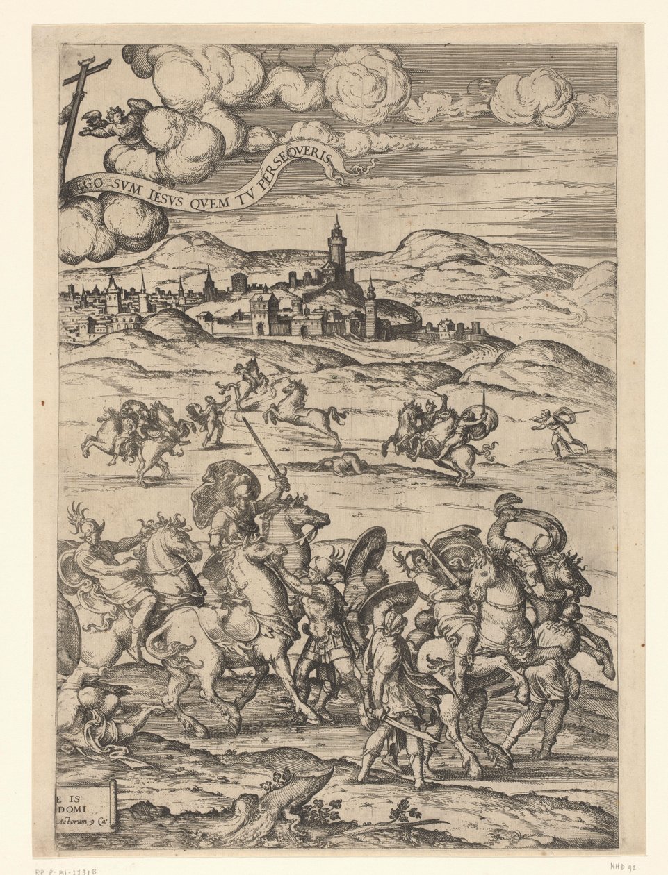 Conversion of Paul by Pieter van der Borcht (I)