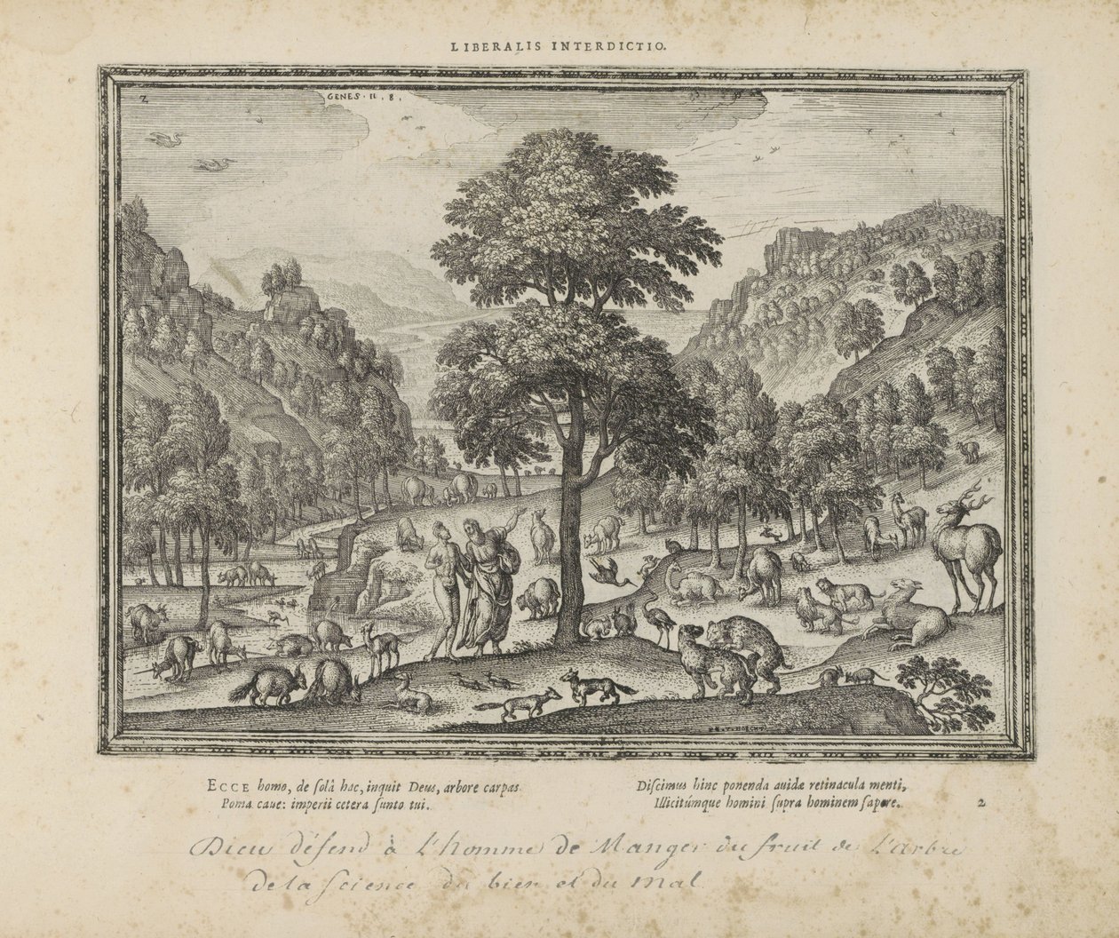 God Shows Adam the Paradise by Pieter van der Borcht (I)
