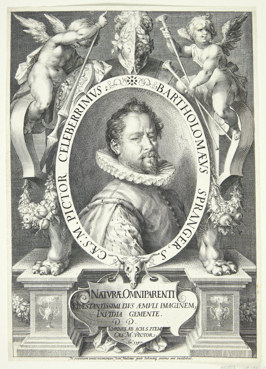 God Reveals Himself to Abraham in the Form of an Angel, and Abraham Rises by Pieter van der Borcht