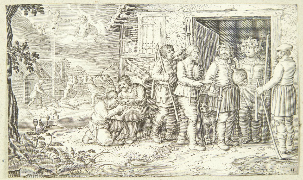 Jacob and the Spotted Cattle by Pieter van der Borcht