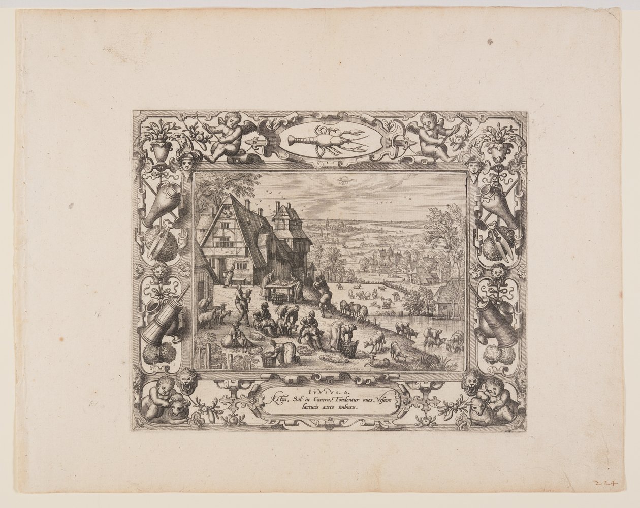 June, from The Twelve Months by Pieter van der Borcht