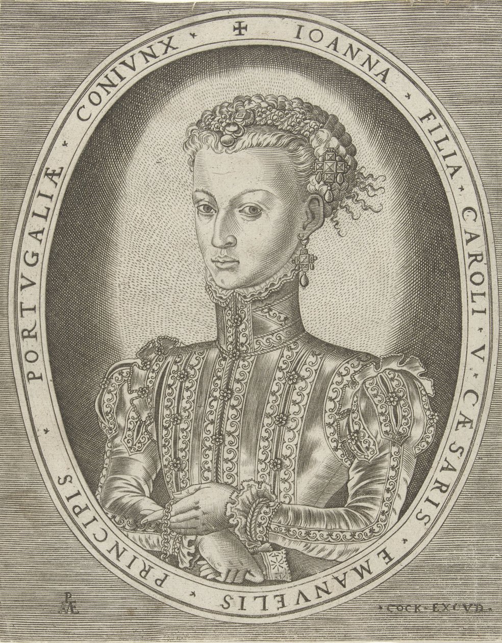 Portrait of Johanna of Habsburg by Pieter van der Heyden