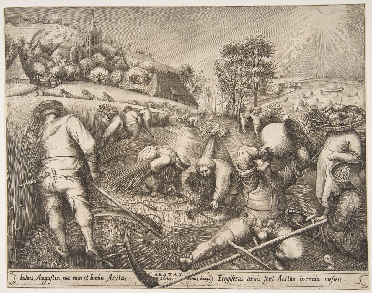 Summer from the series The Seasons by Pieter van der Heyden