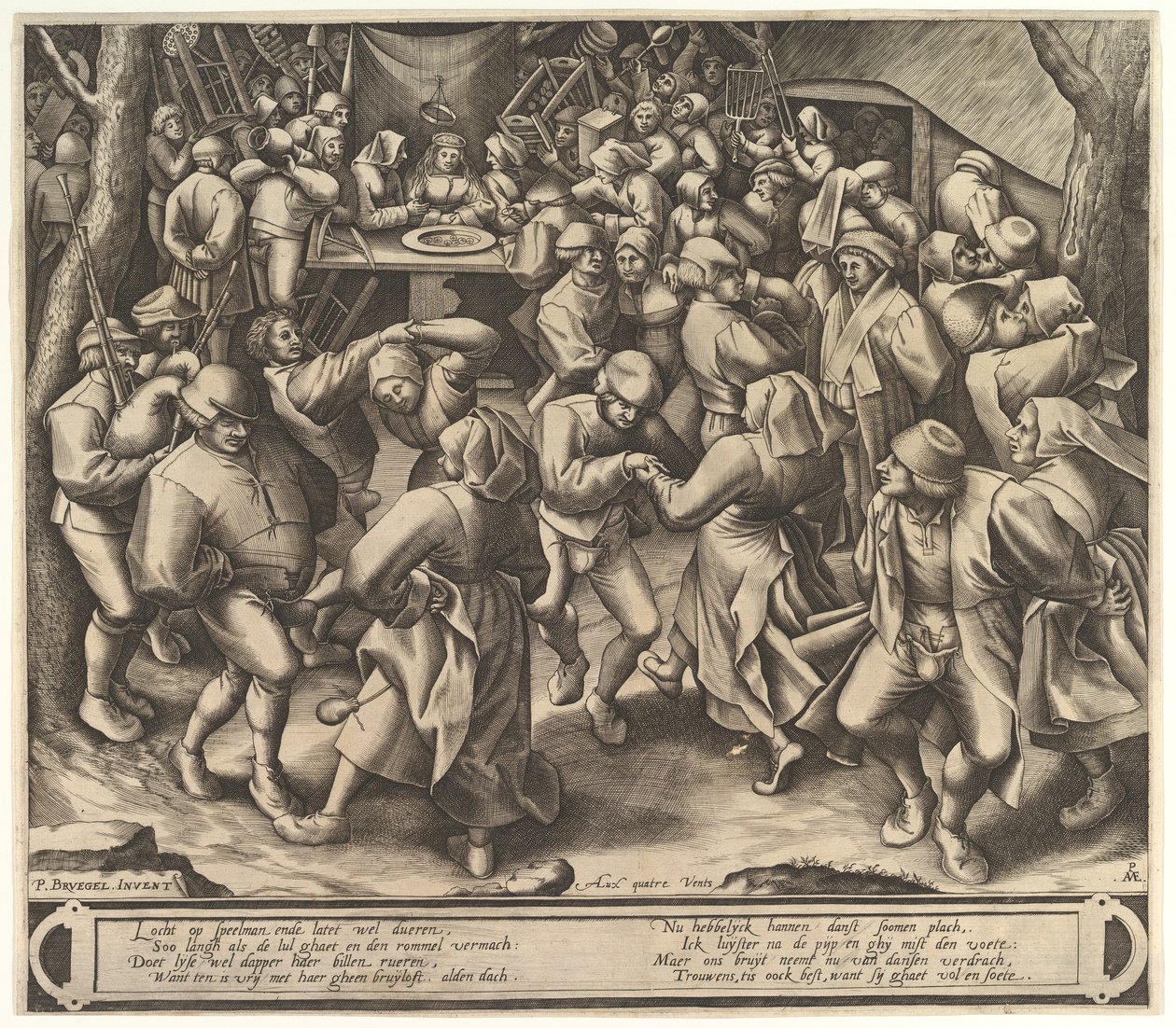 The Peasant Wedding Dance by Pieter van der Heyden