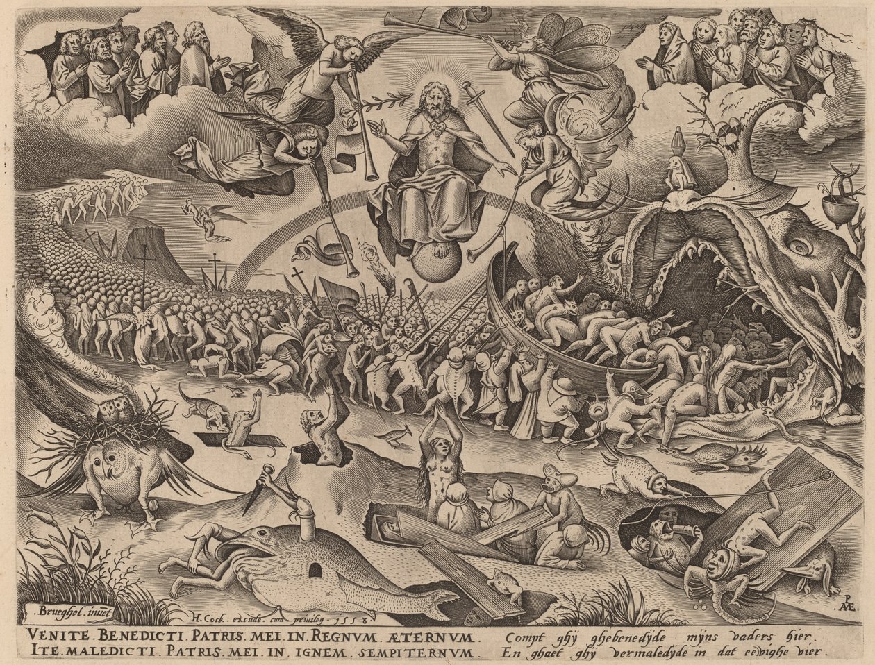 The Last Judgment by Pieter van der Heyden after Pieter Bruegel the Elder