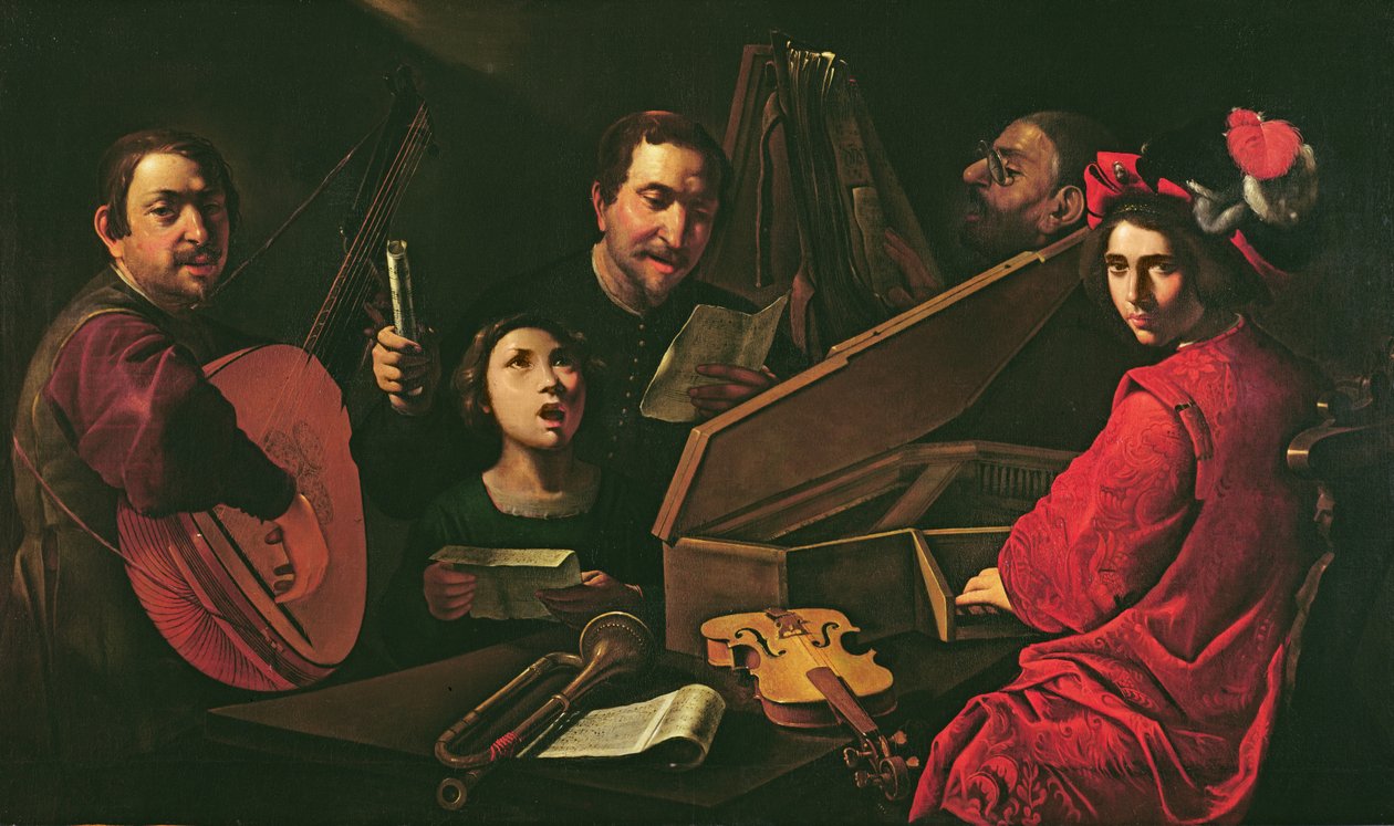 Concert with Musicians and Singers by Pietro Paolini