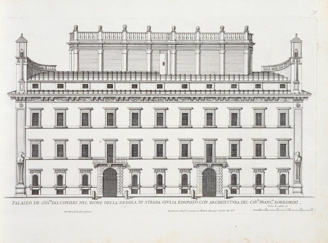 Palazzo Falconieri, Rome, from 