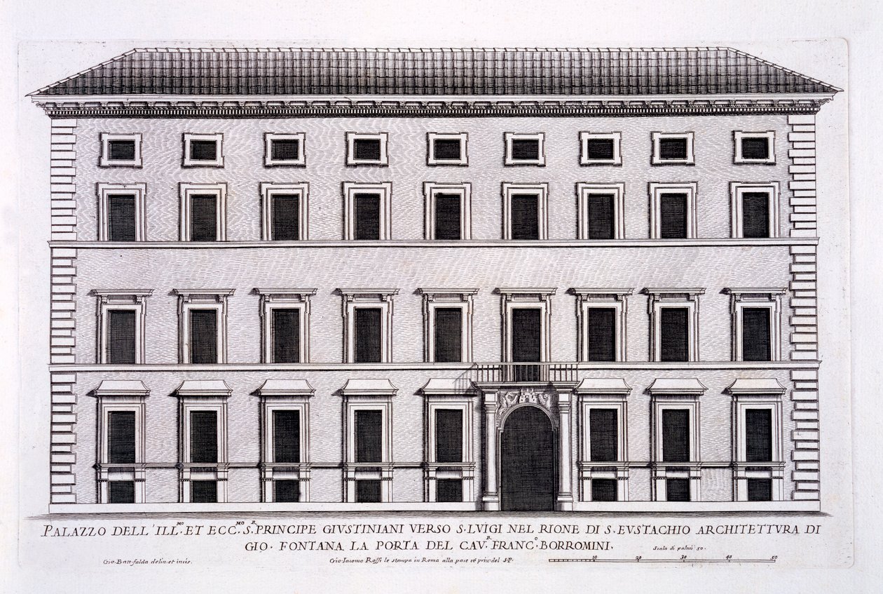 Palazzo Giustiniani, Rome, from 