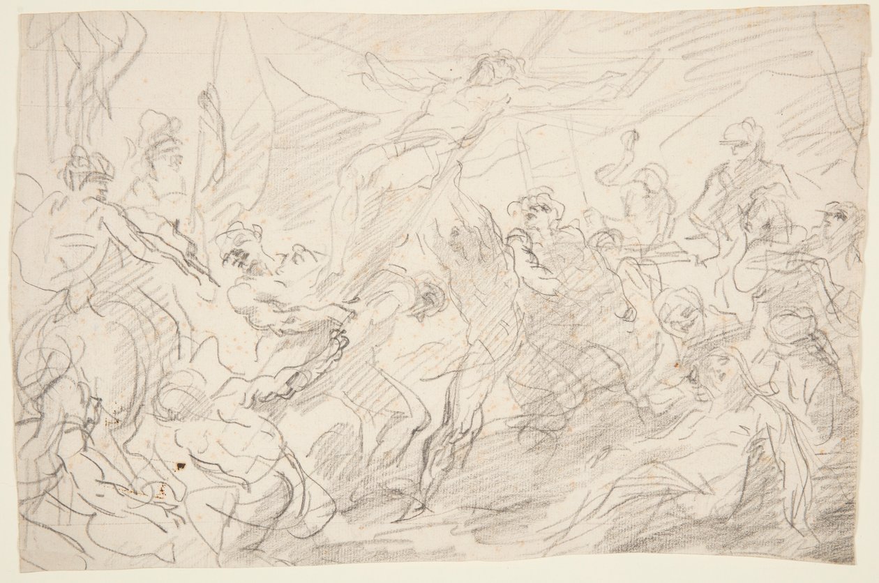 Study for the Elevation of the Cross by Pietro Dandini