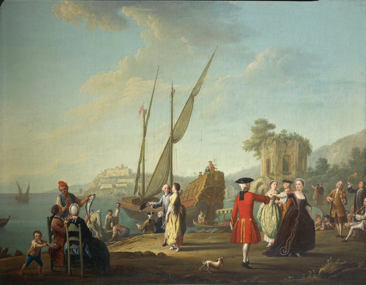 Minuet at Baia, by Pietro Fabris by Pietro Fabris