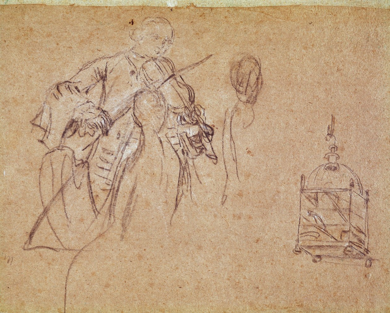A Violinist by Pietro Longhi