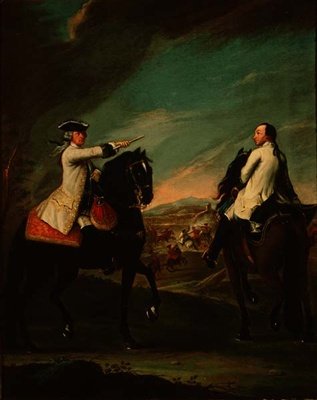 Guglielmo de Montfort and His Field Attendant by Pietro Longhi