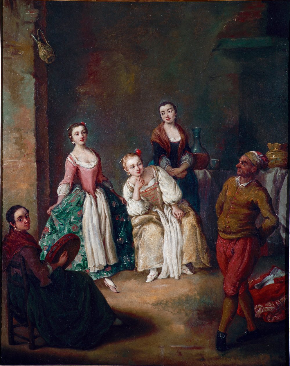 La Forlane (La Furlana), a Popular Dance of the Venice Region by Pietro Longhi