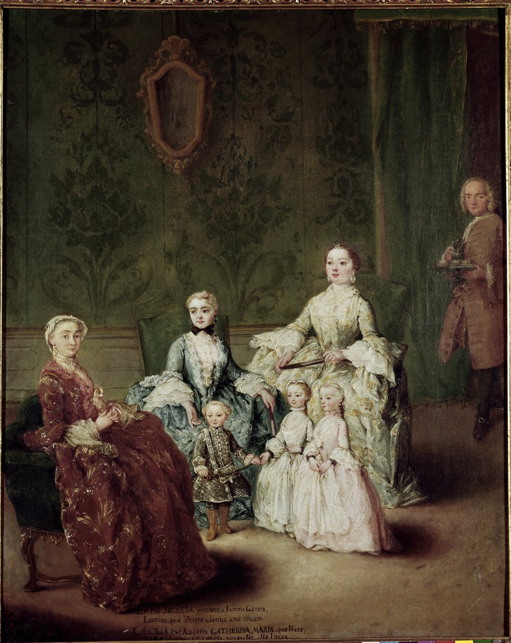 Portrait of the Sagredo Family by Pietro Longhi