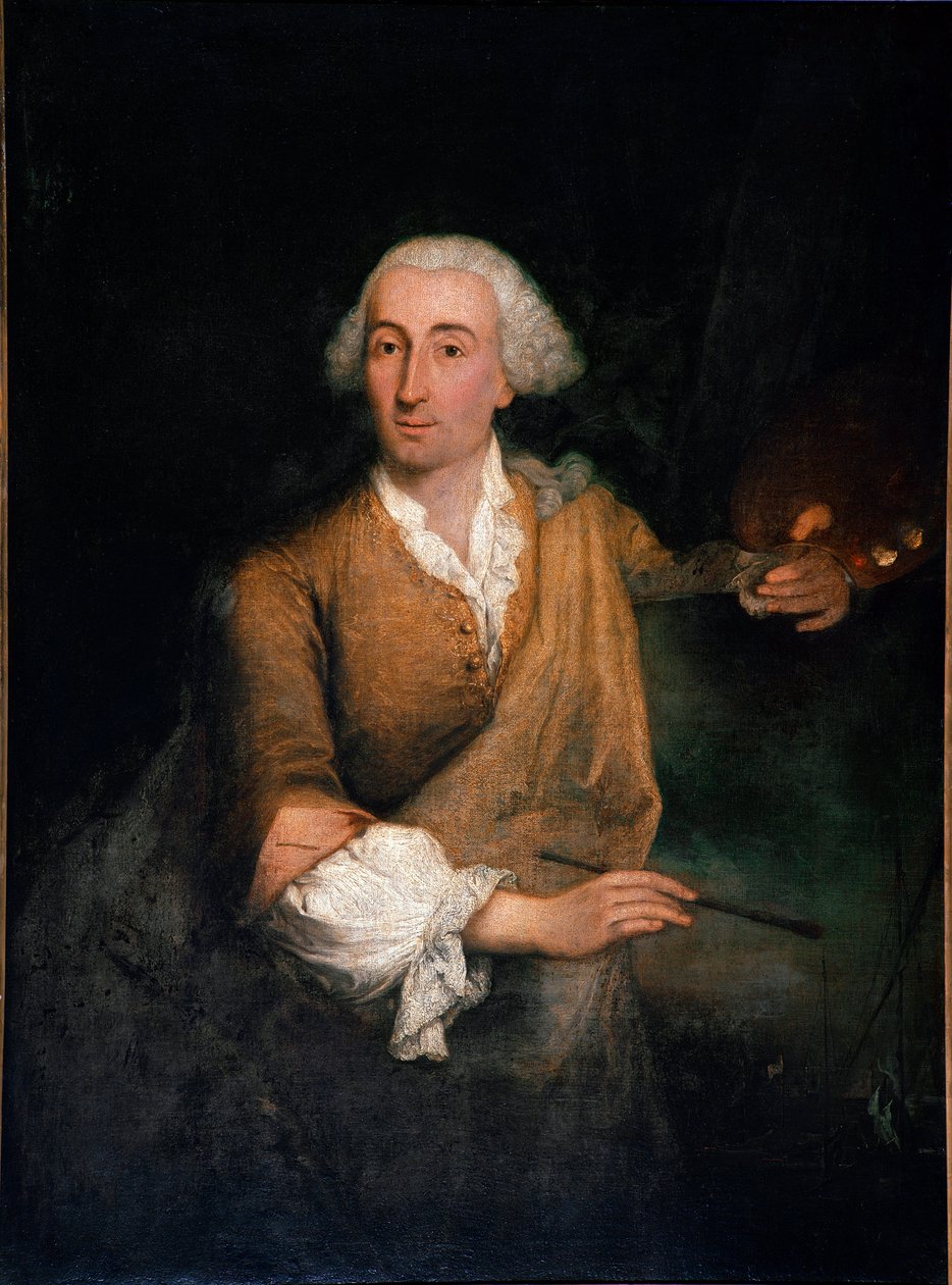 Portrait of Francesco Guardi at the Age of 52 (1764) by Pietro Longhi