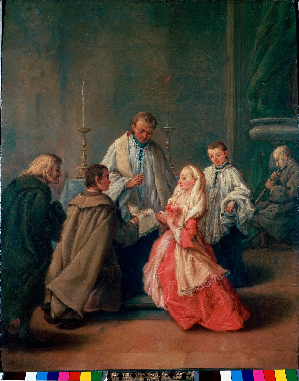 The Sacraments: Wedding Ceremony by Pietro Longhi