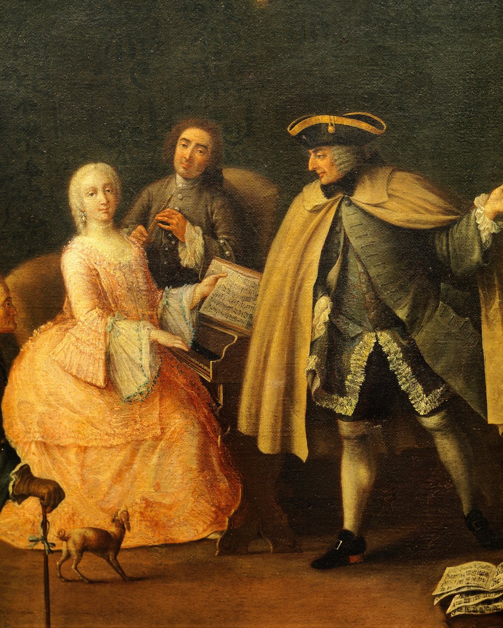 The music teacher by Pietro Longhi