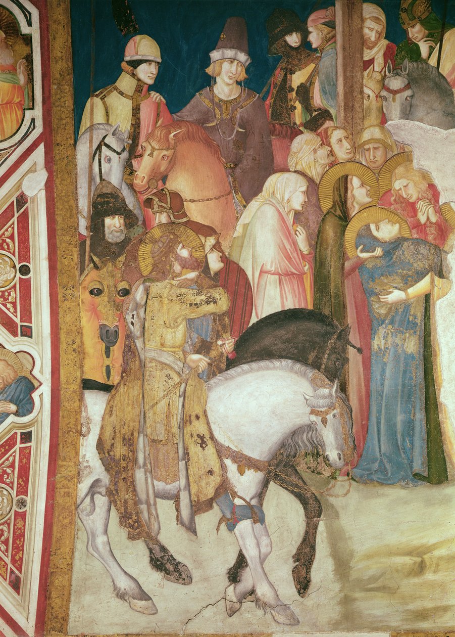 Calvary (detail) by Pietro Lorenzetti
