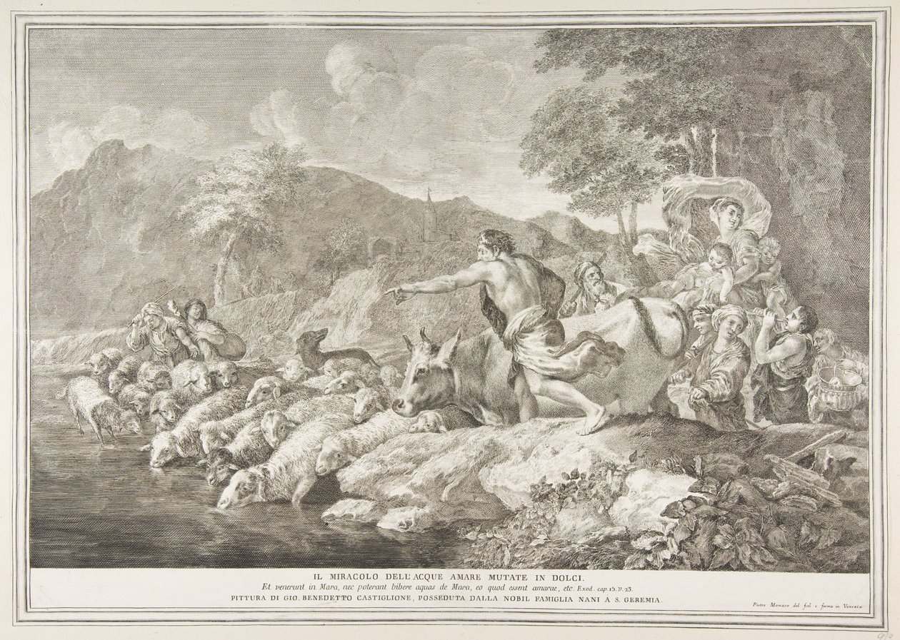 The Miracle of the Bitter Water Made Sweet by Pietro Monaco