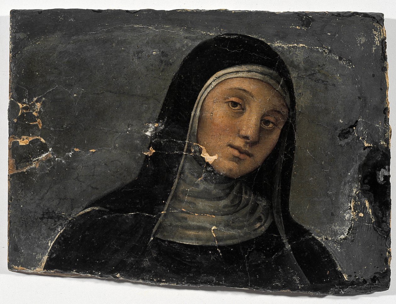 St Scholastica by Pietro Perugino
