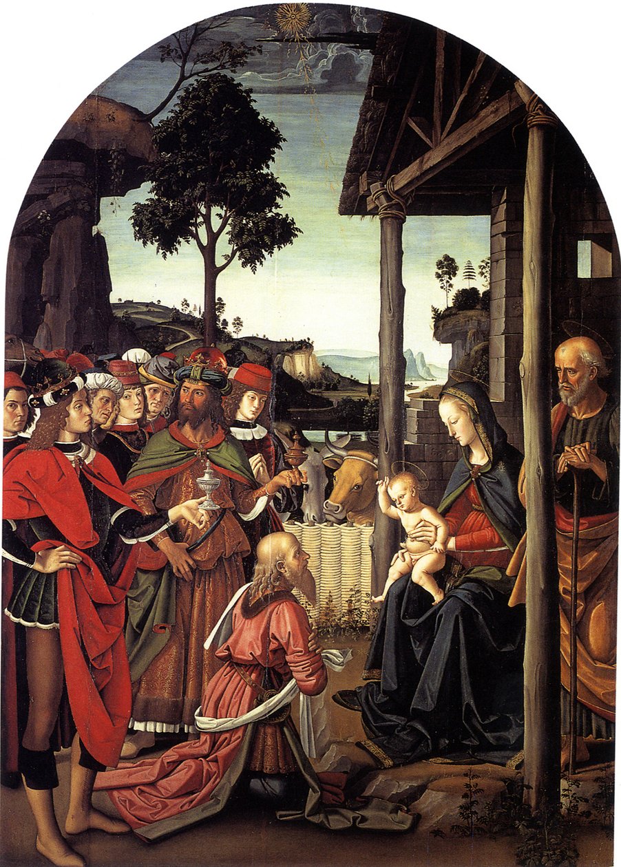 The Adoration of the Magi by Pietro Perugino