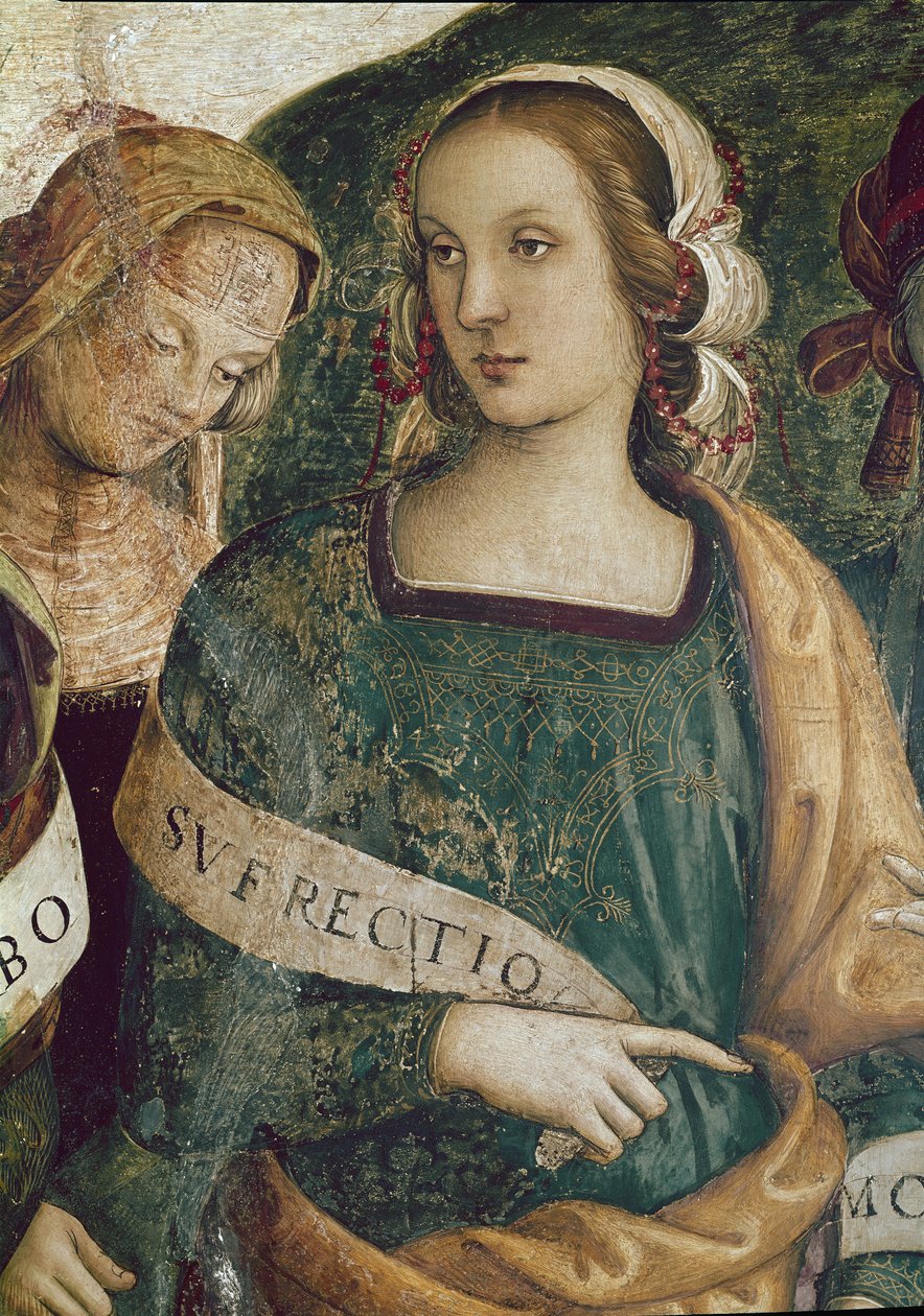 The Persian Sibyl (detail) by Pietro Perugino
