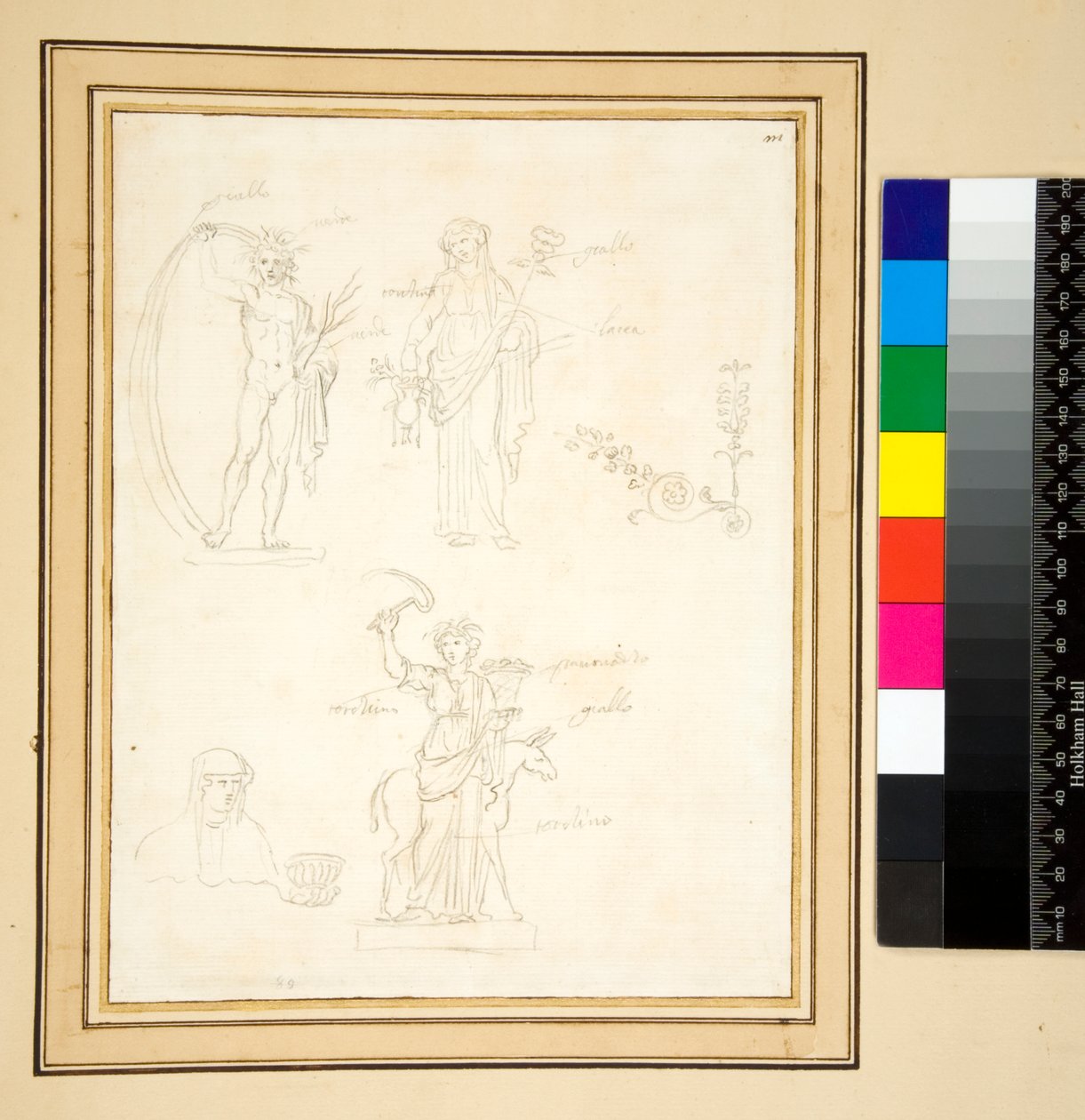 Sketch of Three Figures by Pietro Santi Bartoli