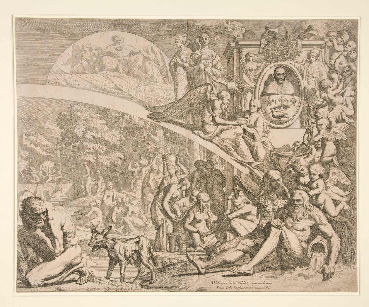 An Allegory in Honor of Innocent X by Pietro Testa