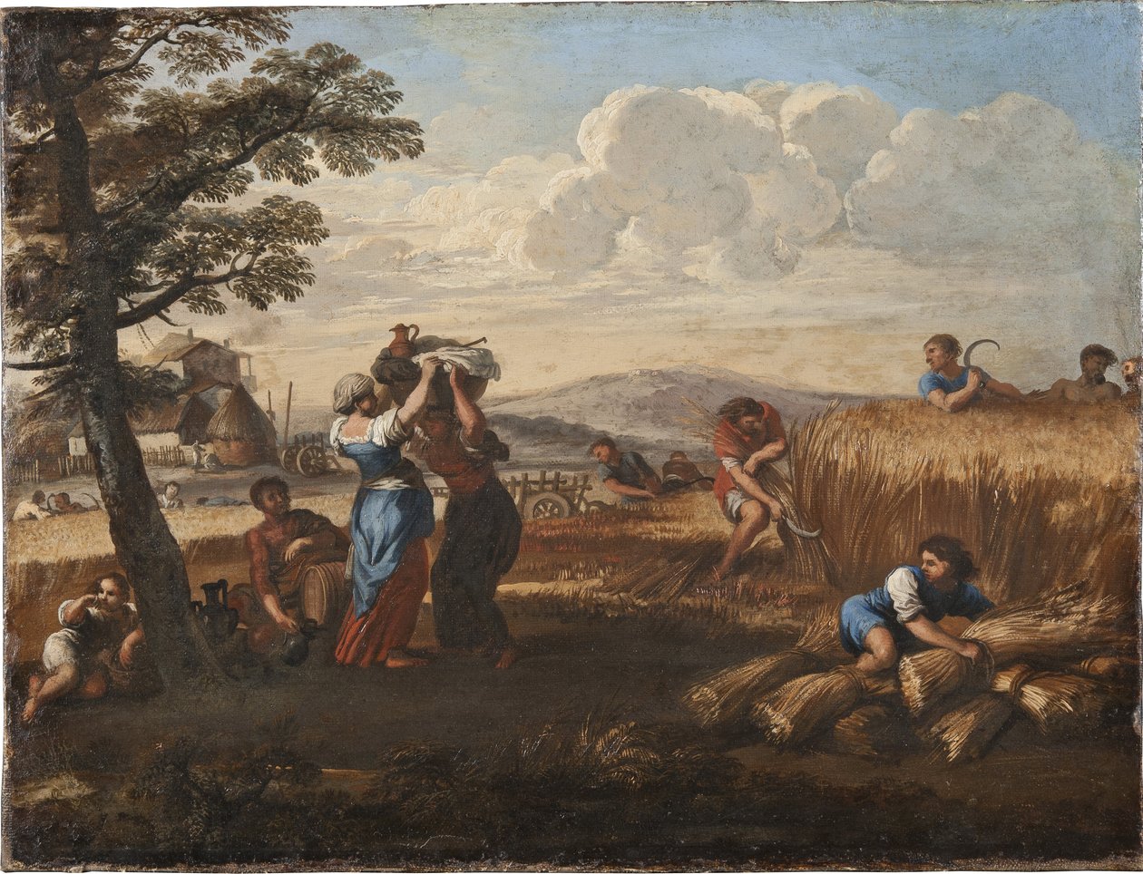 Landscape with Harvesting by Pietro da Cortona