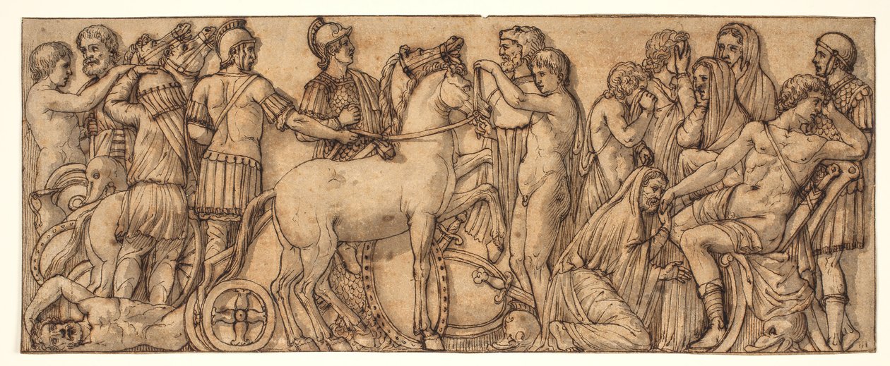 Frieze from a Roman Sarcophagus by Pietro da Cortona
