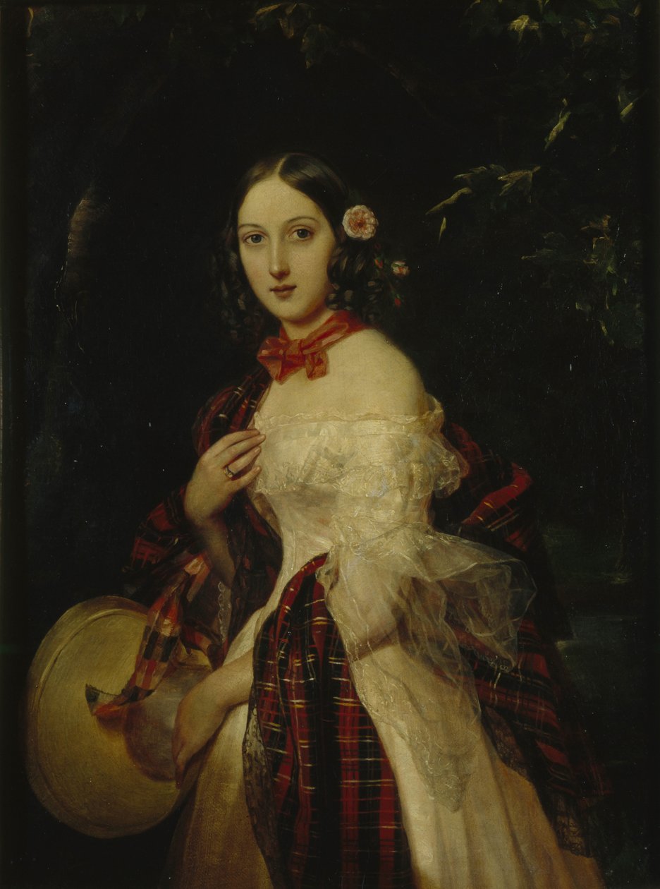 Maria Arkadyevna Stolypina Beck 1819-1889 by Pimen Nikitich Orlov