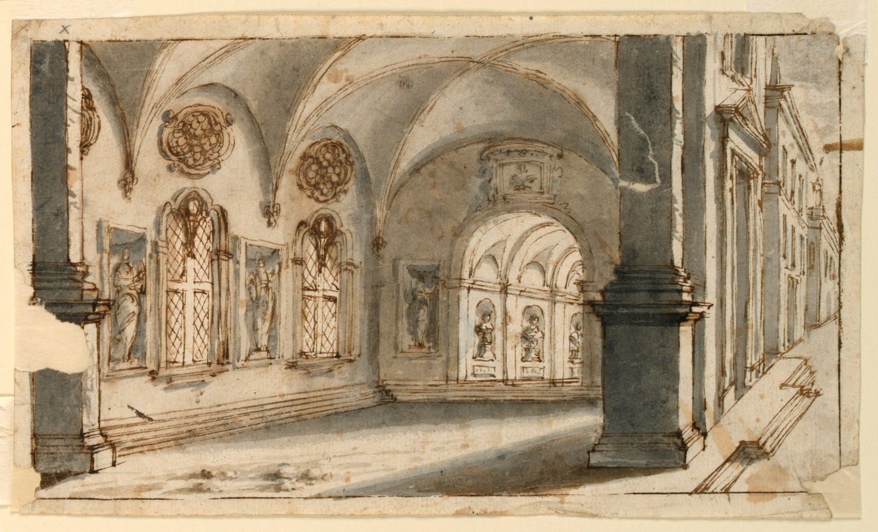 Stage Design, Inside of Apses by Pio Panfili