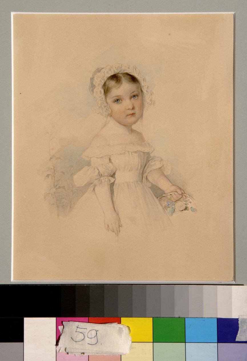 Portrait of Countess Alexandra Golitsyna (1823-1910) by Piotr Sokolov