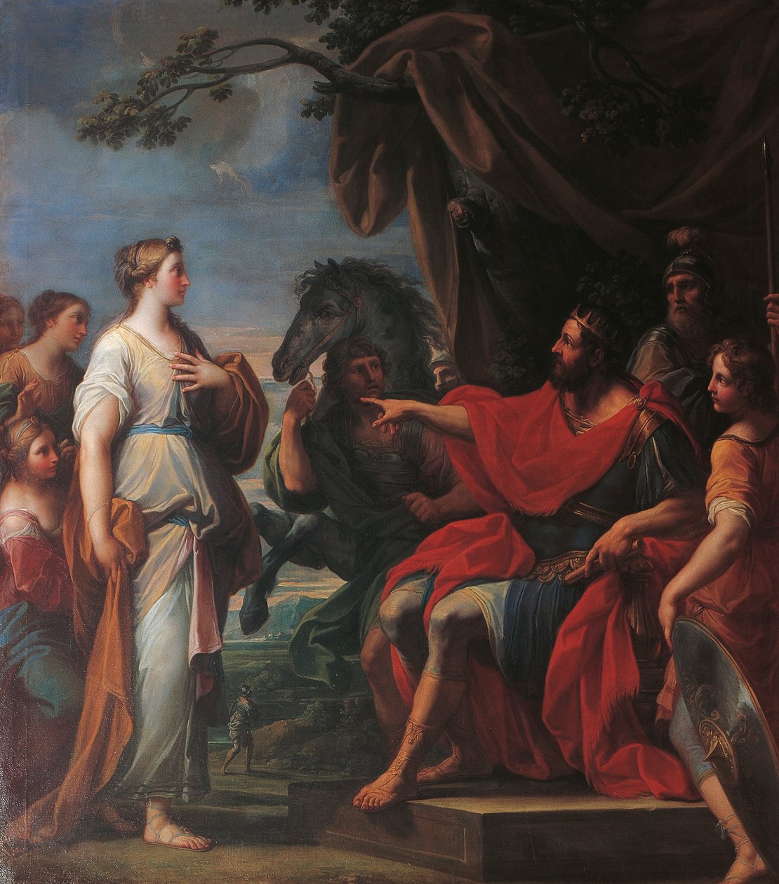 Clelia before Porsena by Placido Costanzi