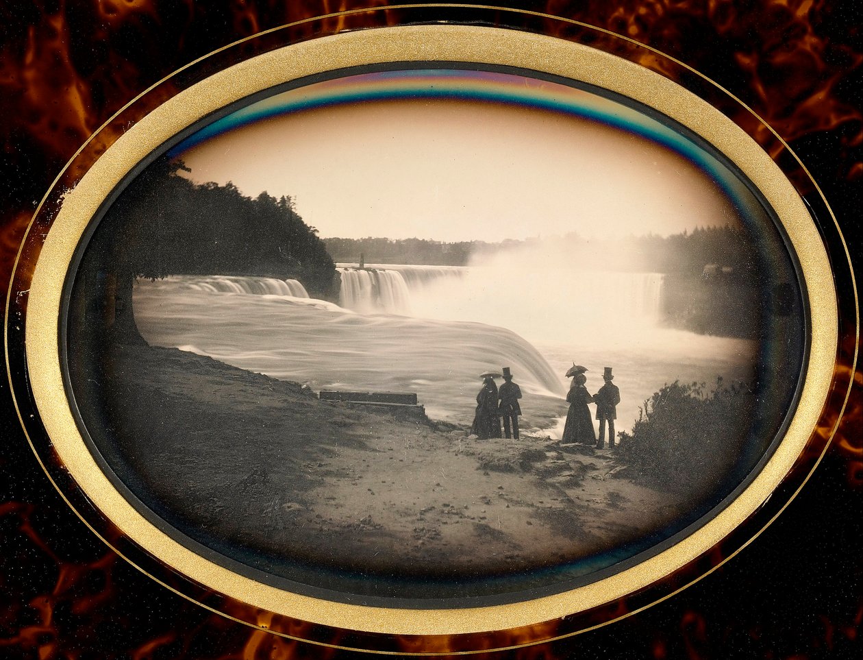 Daguerreotype of Niagara Falls by Babbitt, c.1855 by Platt D. Babbitt