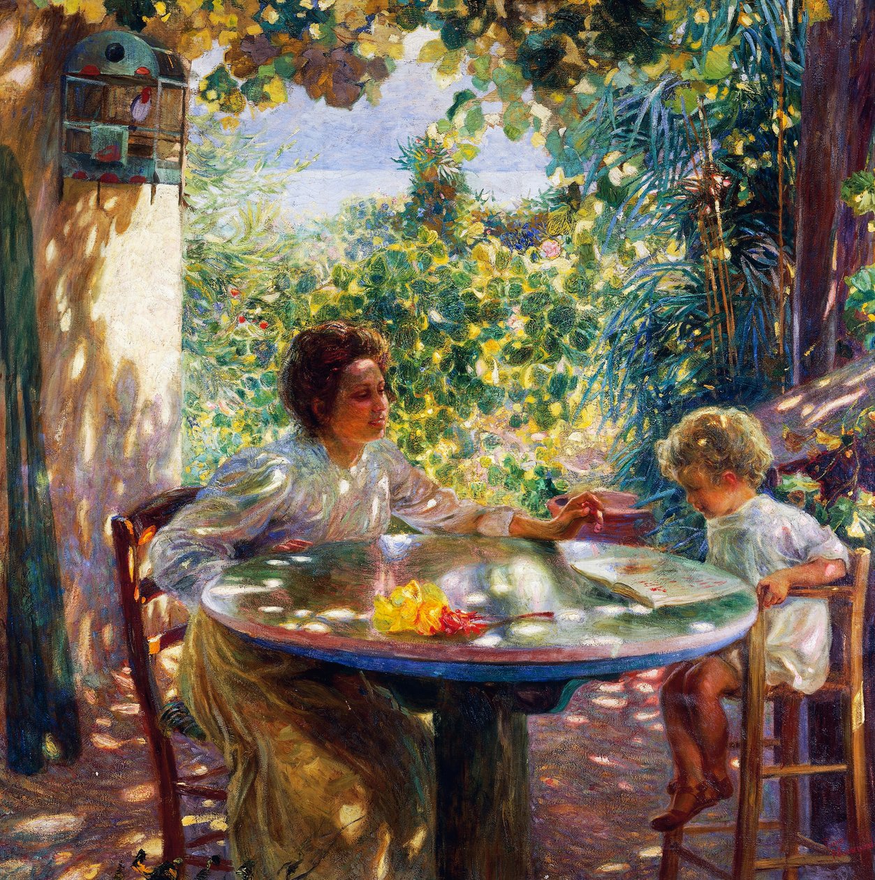 Early Reading by Plinio Nomellini