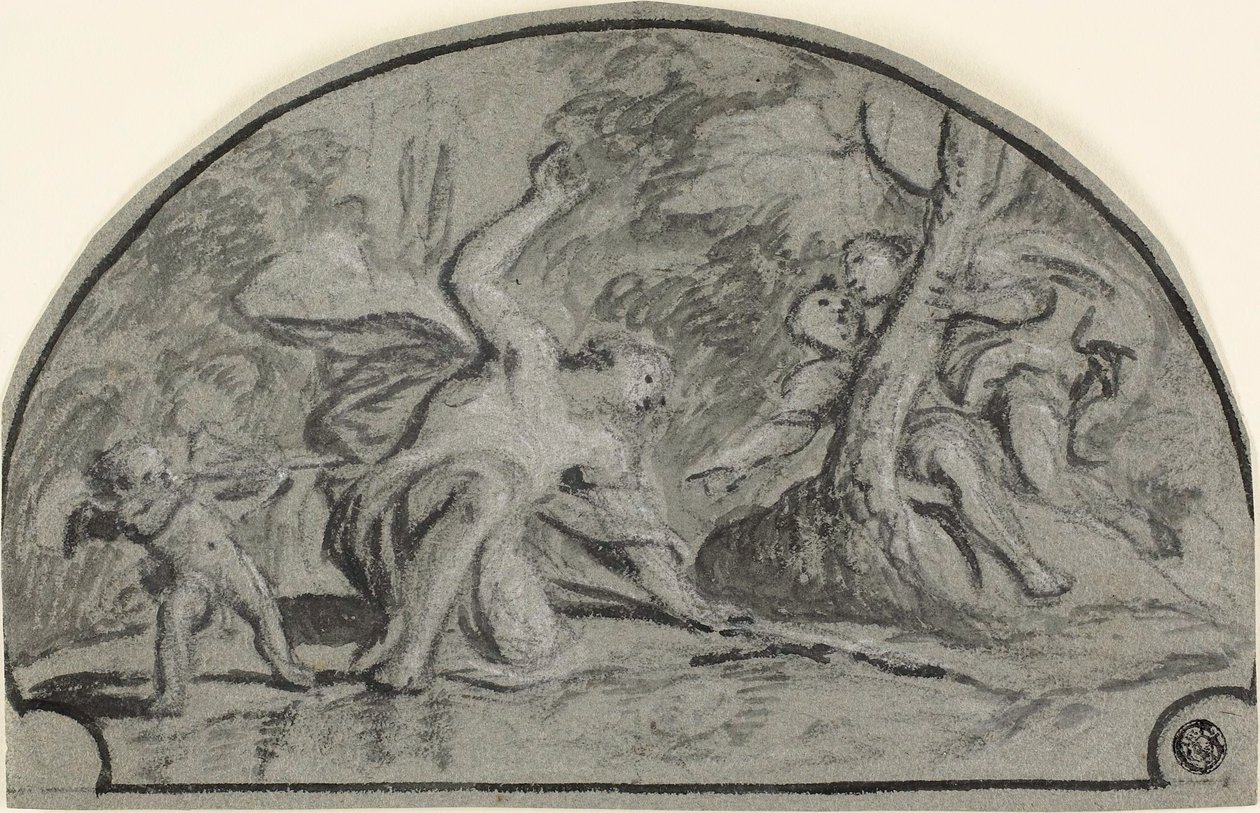 Narcissus by Polidoro da Caravaggio