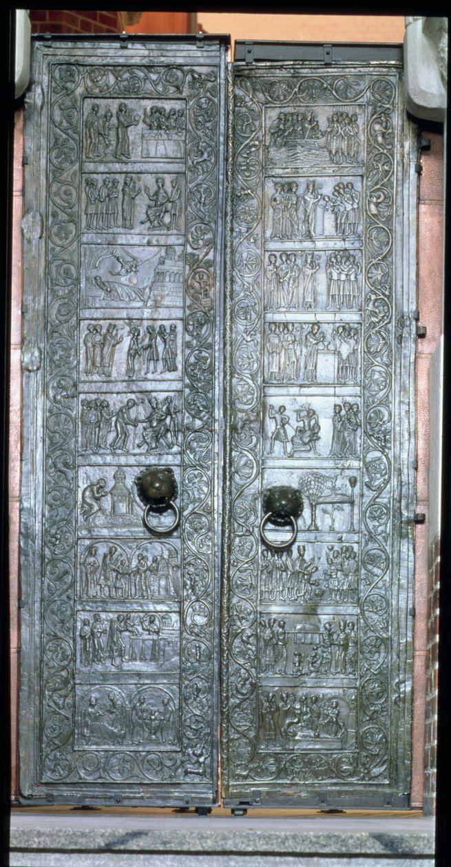 Doors Depicting Scenes from the Life of St. Adalbert (939-97) by Polish School